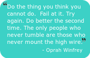 success quote from Opray Winfrey
